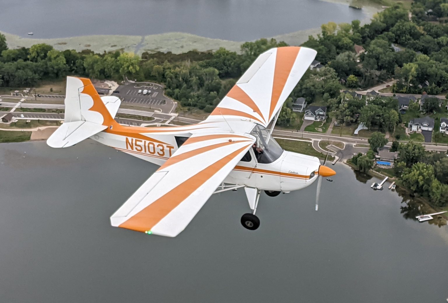 Citabria N5103T Lake Elmo Aero Minnesota Flight School